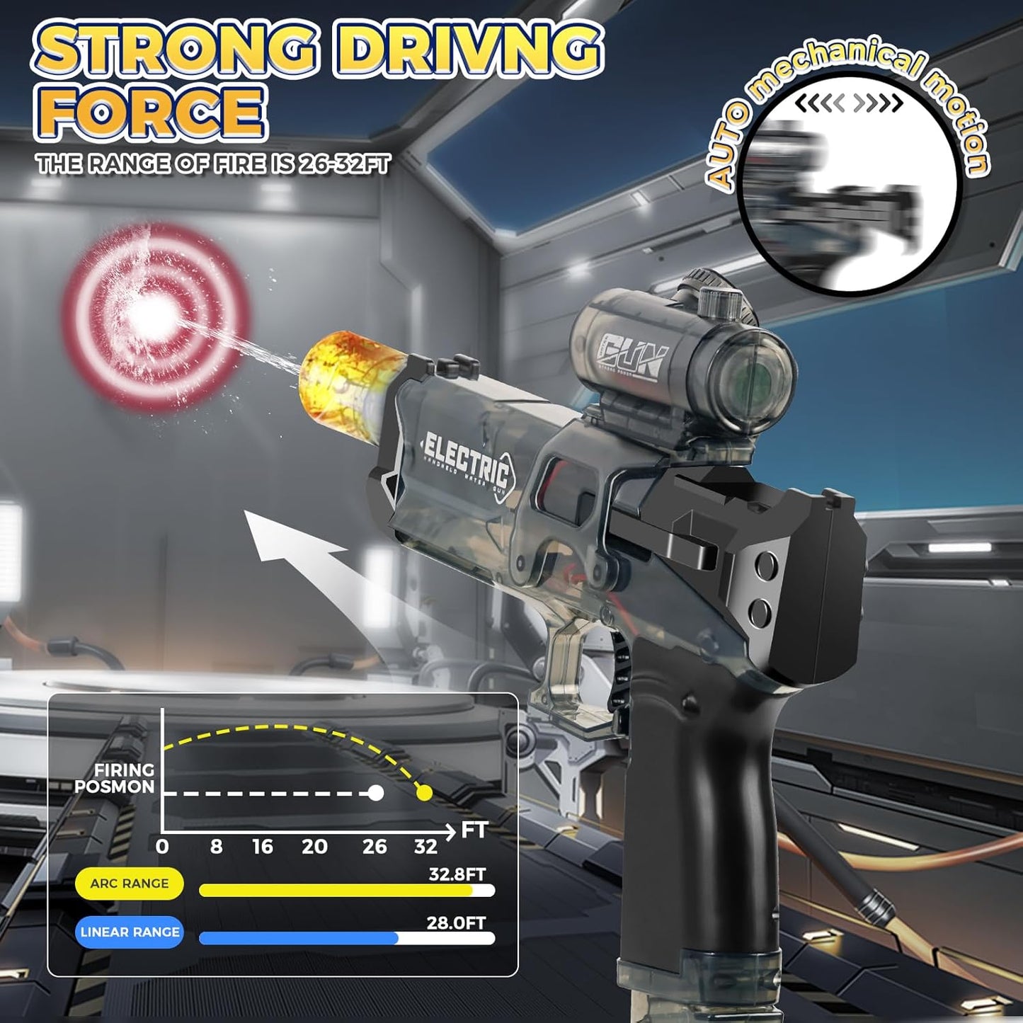 BattleBlast™ - Interactive Water Gun with Lighting