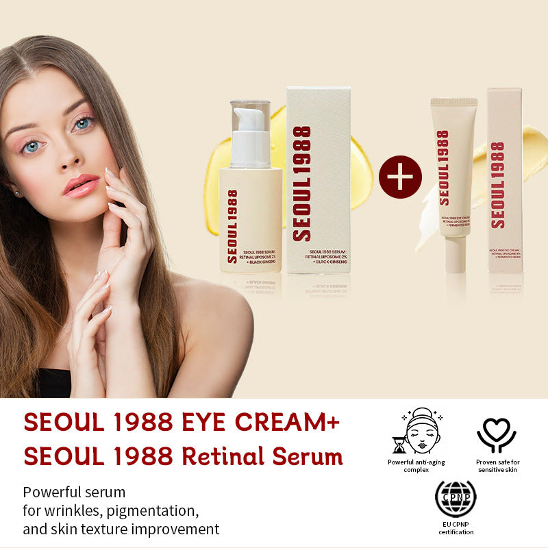 SEOUL 1988 Vitamin C Wrinkle Care 4% Retinol Geng Essence Eye Cream Moisturizing