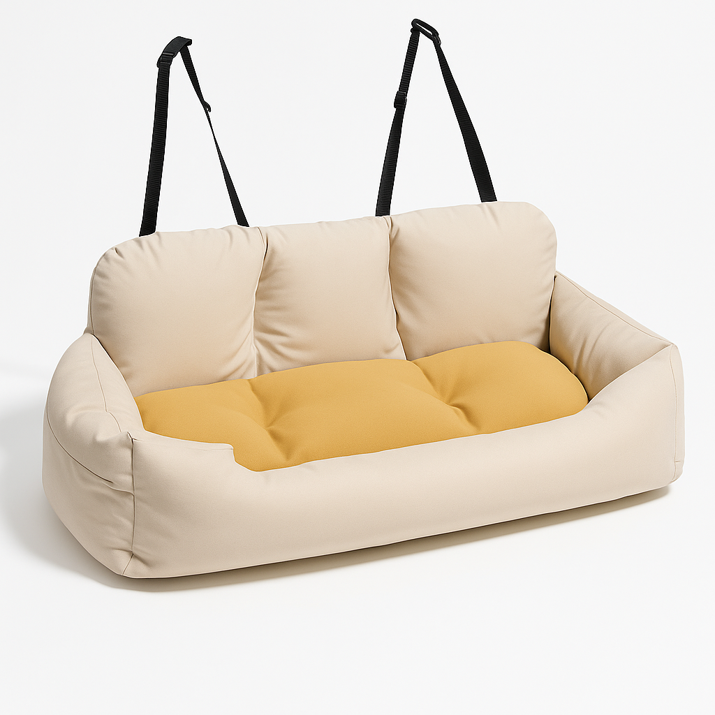 ComfyPaws™ - Portable Dog Bed for Car Travel