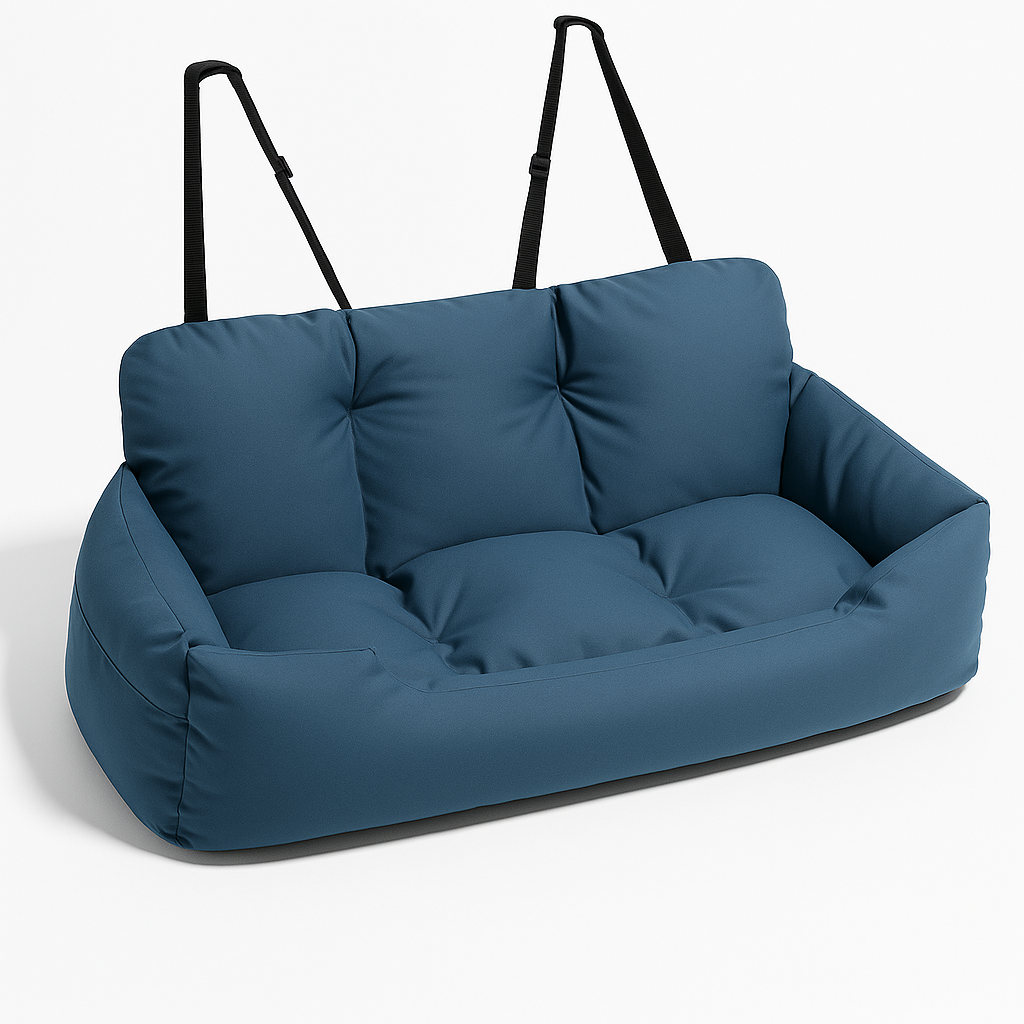 ComfyPaws™ - Portable Dog Bed for Car Travel