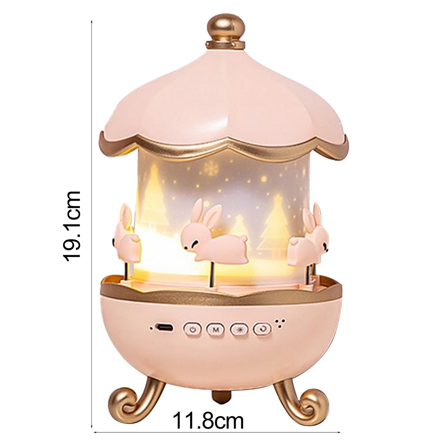Starry Carousel™ - Night Light & Bluetooth Speaker
