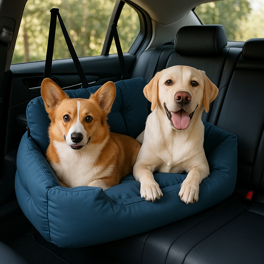 ComfyPaws™ - Portable Dog Bed for Car Travel