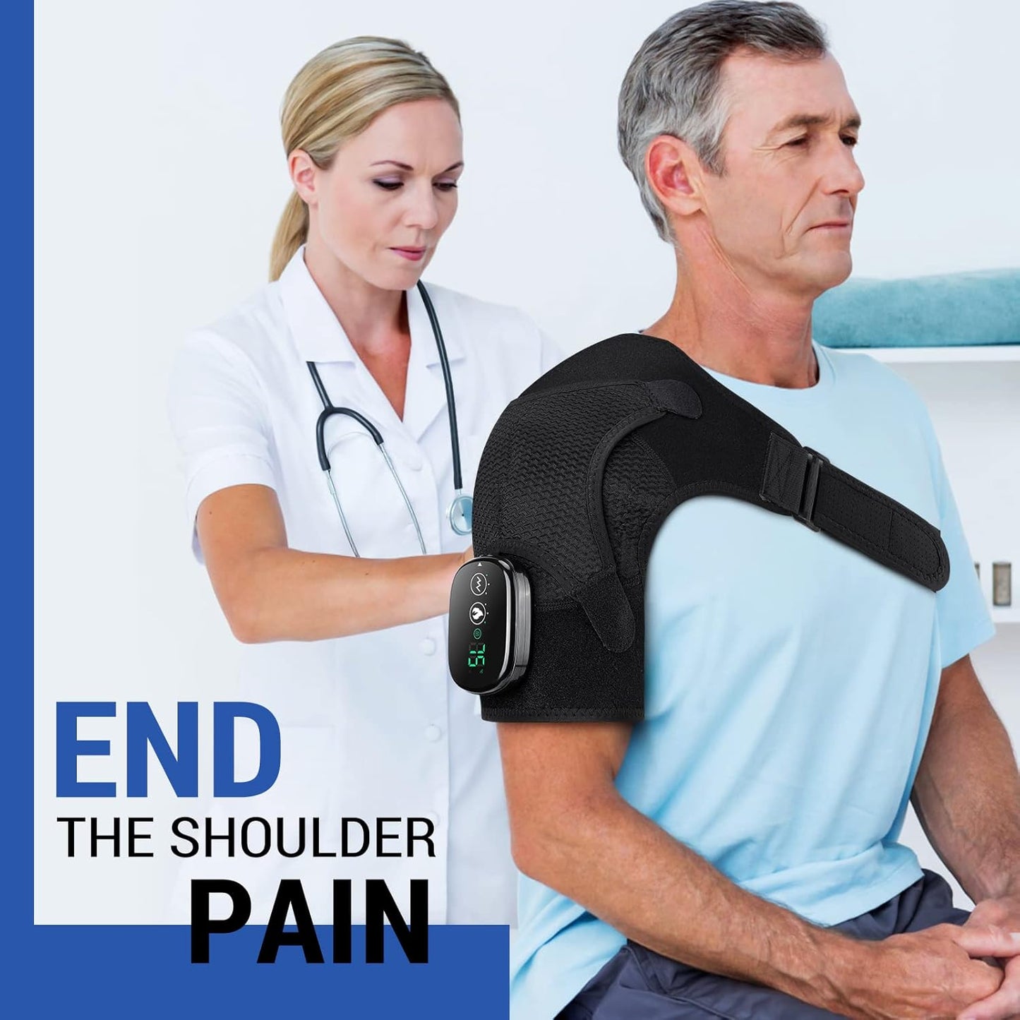 FlexiHeat™ - Electric Shoulder Massage Brace