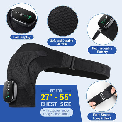 FlexiHeat™ - Electric Shoulder Massage Brace