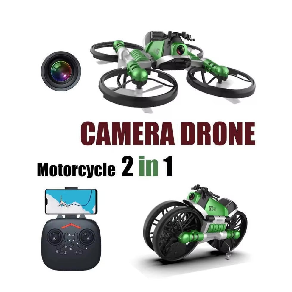 SkyRider™ - Transforming RC Bike & Quadcopter