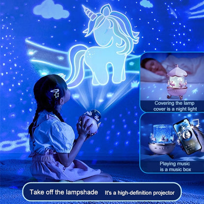 Starry Carousel™ - Night Light & Bluetooth Speaker