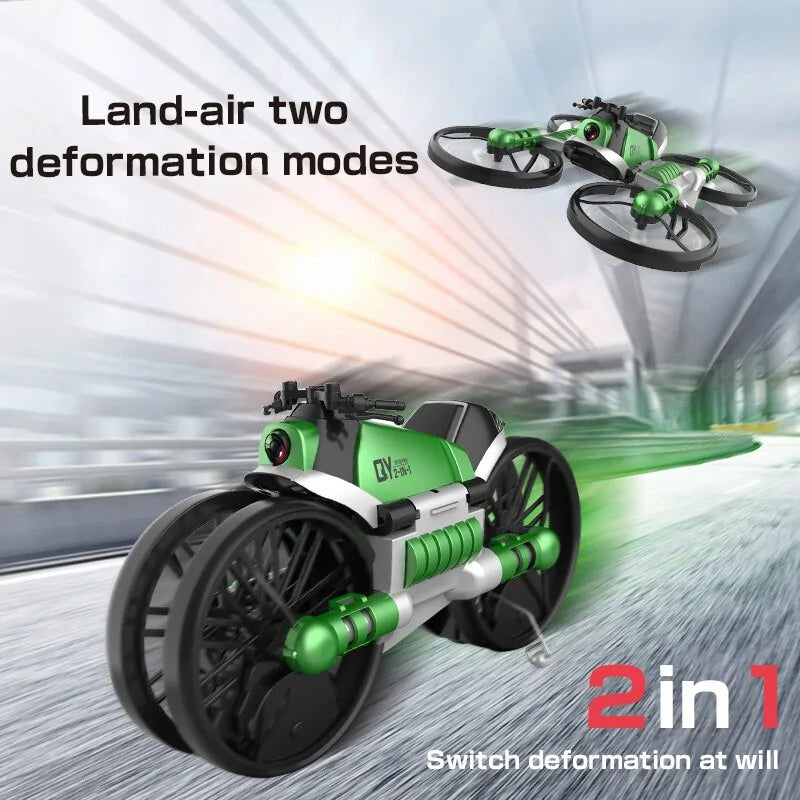 SkyRider™ - Transforming RC Bike & Quadcopter