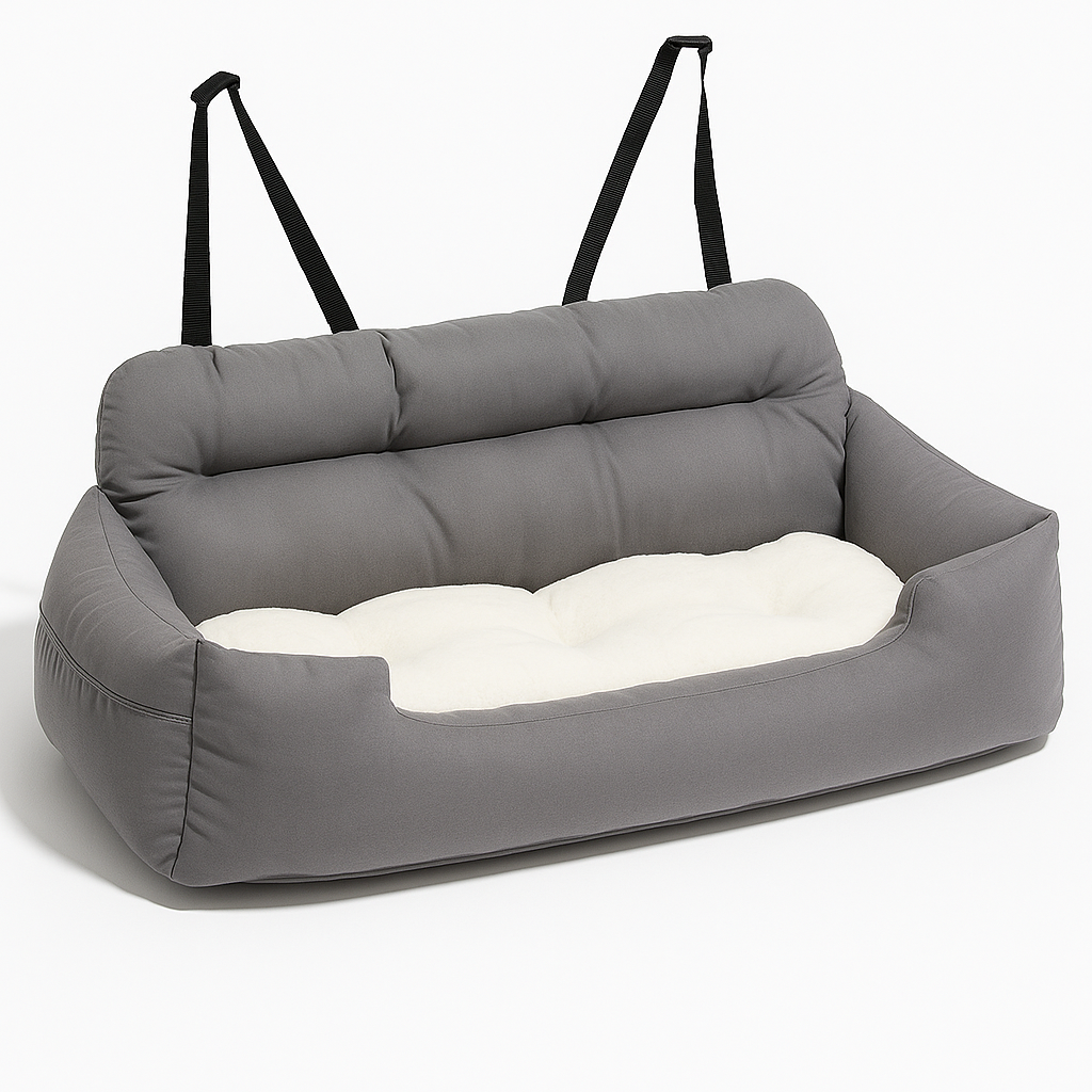 ComfyPaws™ - Portable Dog Bed for Car Travel