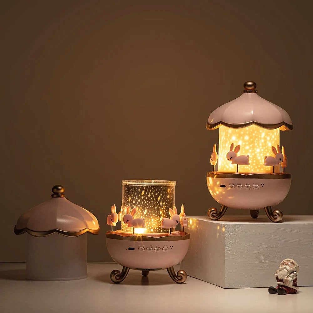 Starry Carousel™ - Night Light & Bluetooth Speaker